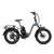 Right side view of a RadExpand 5 Plus electric folding bike in slate blue