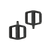 Black replacement pedals