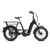 Right side of a deep emerald green RadRunner cargo utility ebike on a white background.