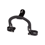 Additional view of the lock mount, a u-shaped design with three attachment points to the bike and lock. 