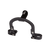 Additional view of the lock mount, a u-shaped design with three attachment points to the bike and lock. 