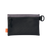 Close up of black, removable zippered pouch from the Fremont Pannier Bag.