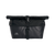 Forward-facing close-up of the Small Basket Roll Top Liner. The bag is rolled up and fastened with its buckle.